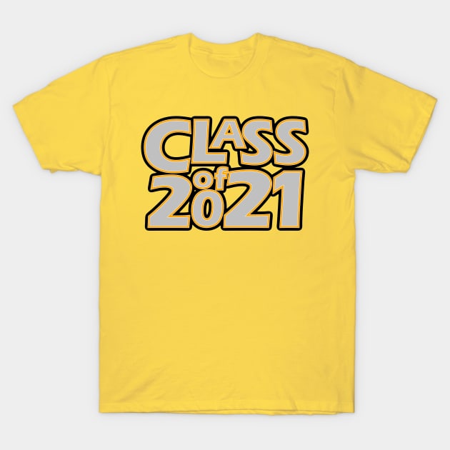 Grad Class of 2021 T-Shirt by gkillerb